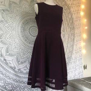 CK Burgundy cocktail dress or wedding guest dress